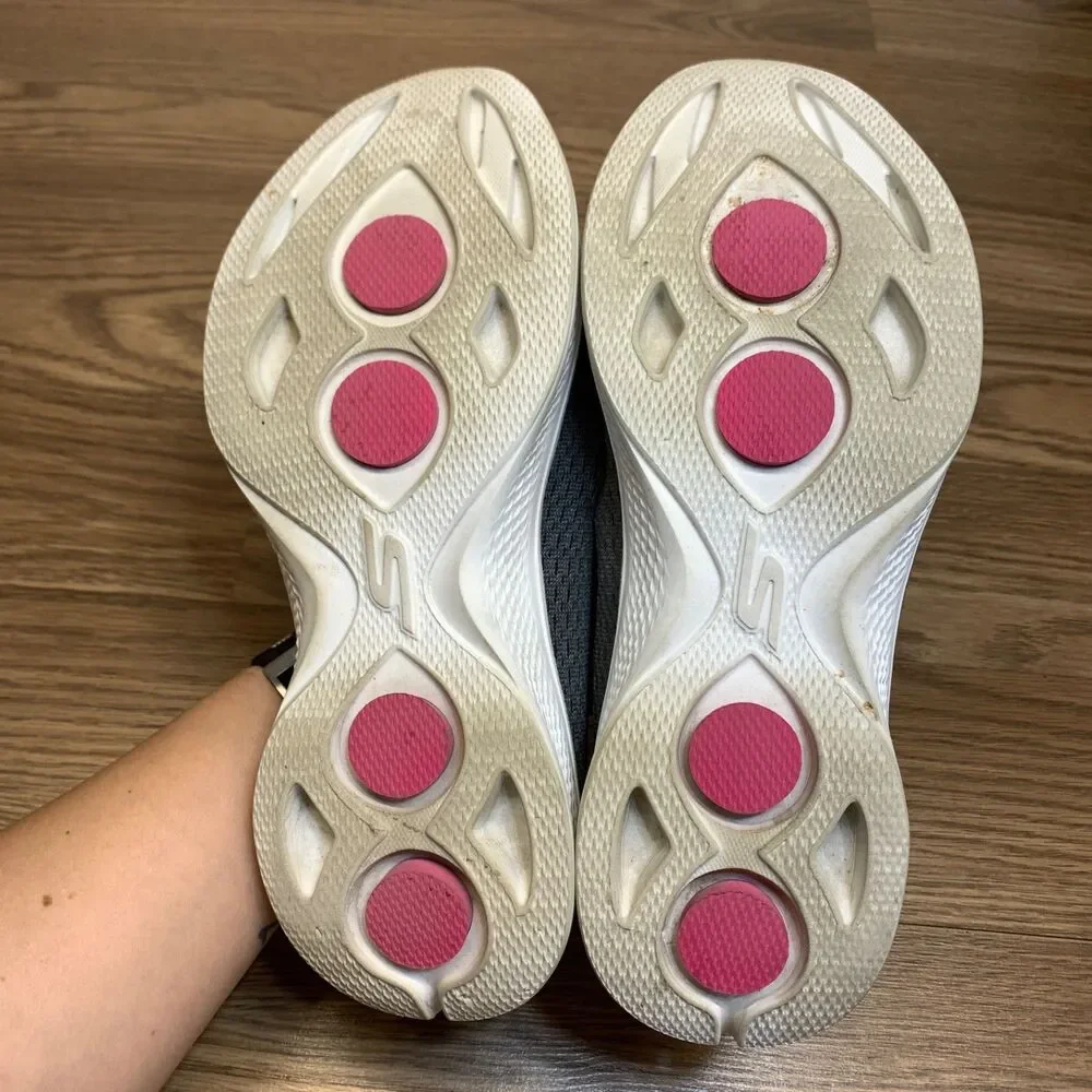 Skechers Go Walk 4 GoGaMax Memory Foam Gray Slip On‎ Shoes 14148 Womens Size 10